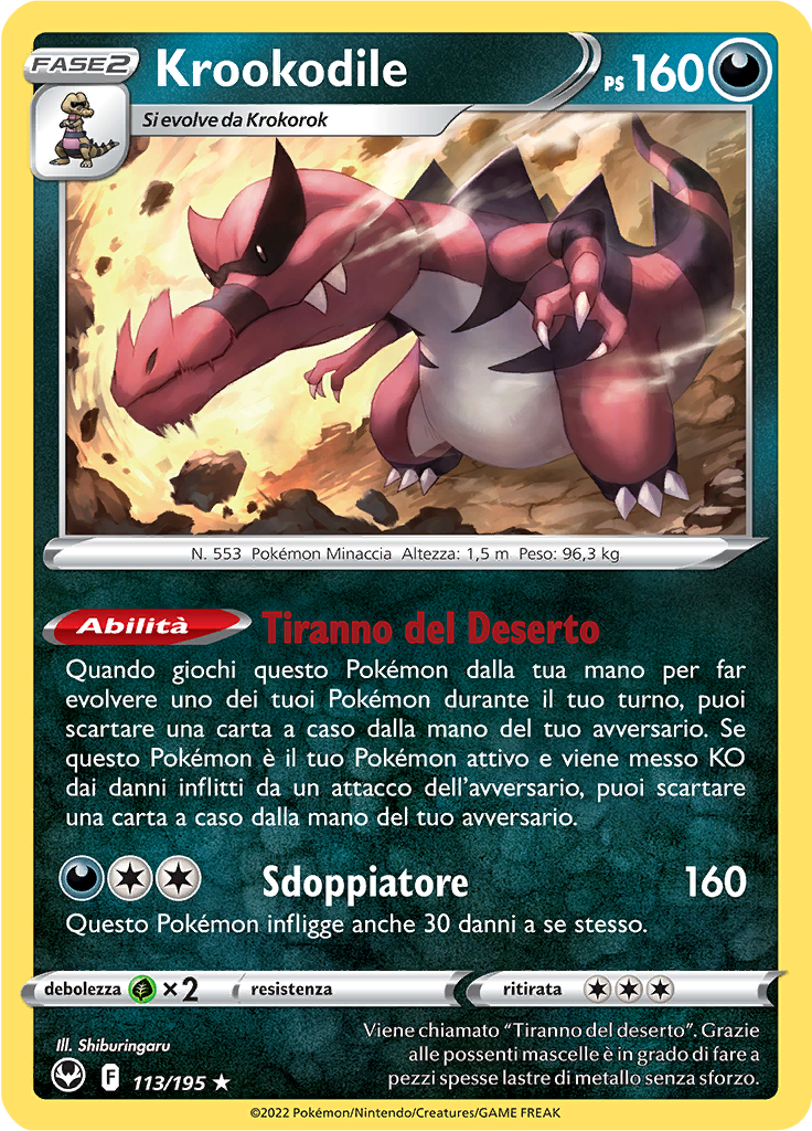 Krookodile (Reverse Holo)