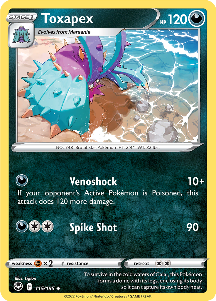 Toxapex (Reverse Holo)
