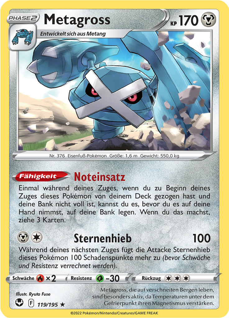 Metagross (Reverse Holo)