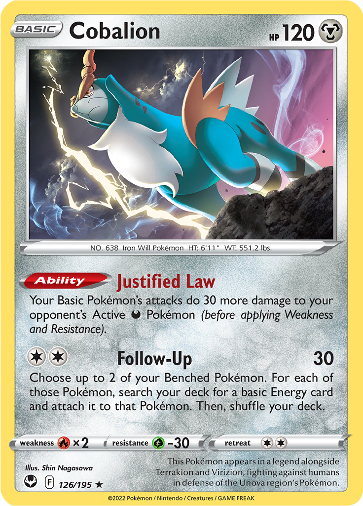 Cobalion (Reverse Holo)