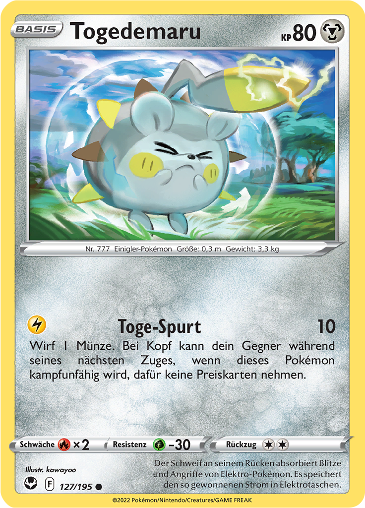 Togedemaru (Reverse Holo)
