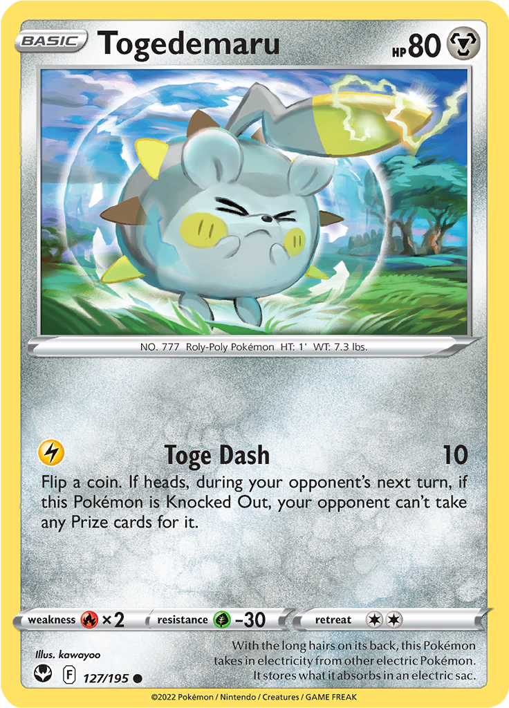 Togedemaru (Reverse Holo)