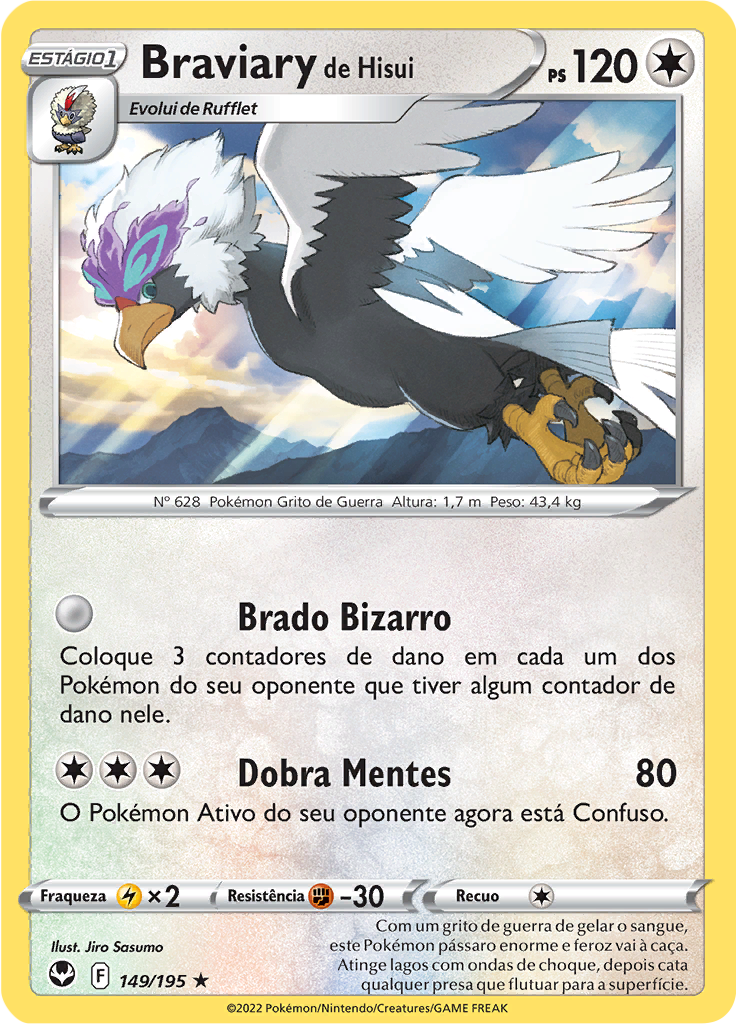 Braviary de Hisui (Reverse Holo)