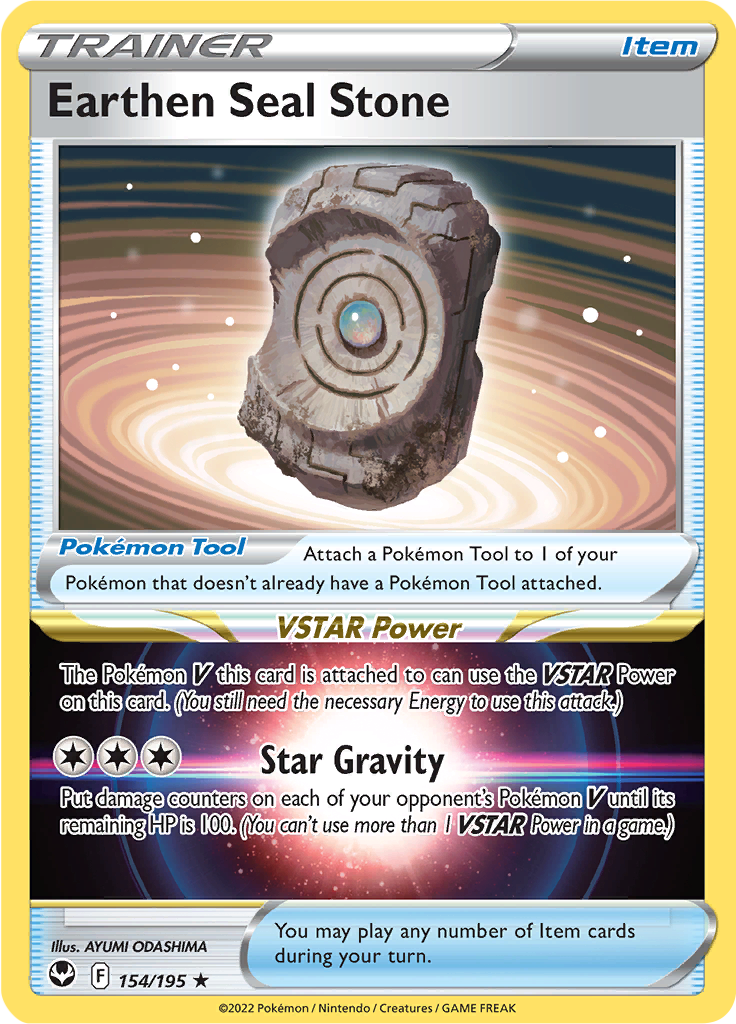 Earthen Seal Stone (Reverse Holo)