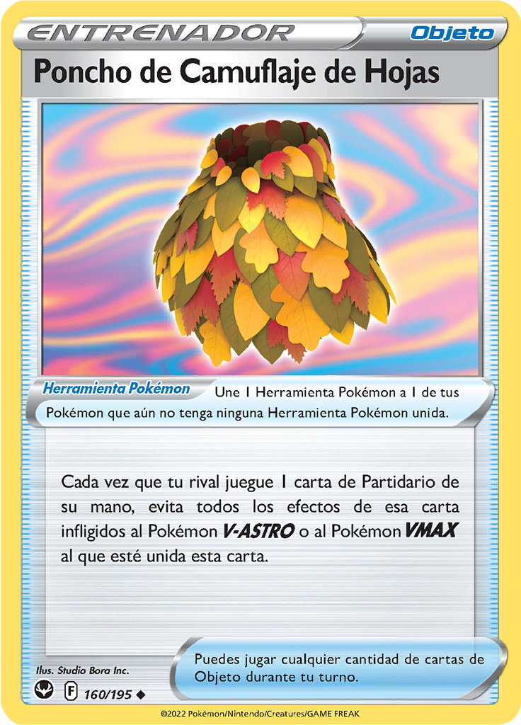 Poncho de Camuflaje de Hojas
