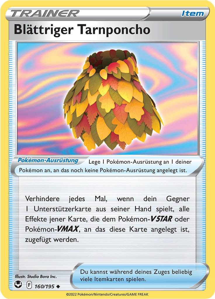 Blättriger Tarnponcho (Reverse Holo)