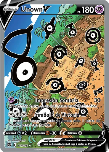 Unown V — Tempestad Plateada