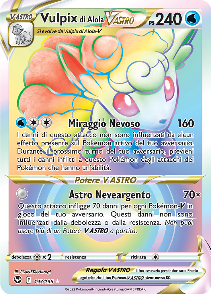 Vulpix di Alola V ASTRO
