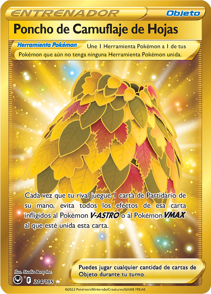 Poncho de Camuflaje de Hojas