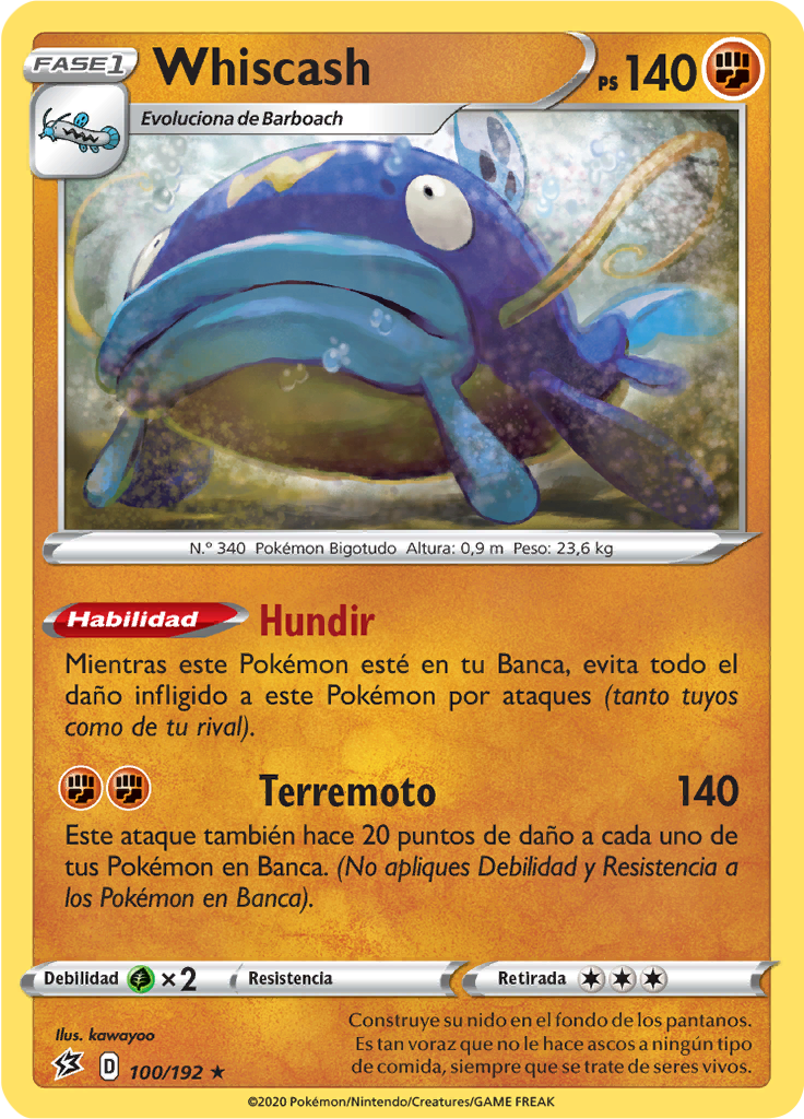 Whiscash (Reverse Holo)