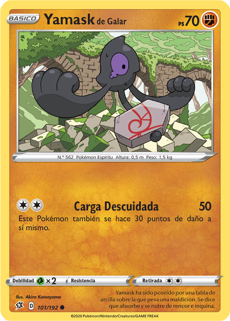 Yamask de Galar (Reverse Holo)