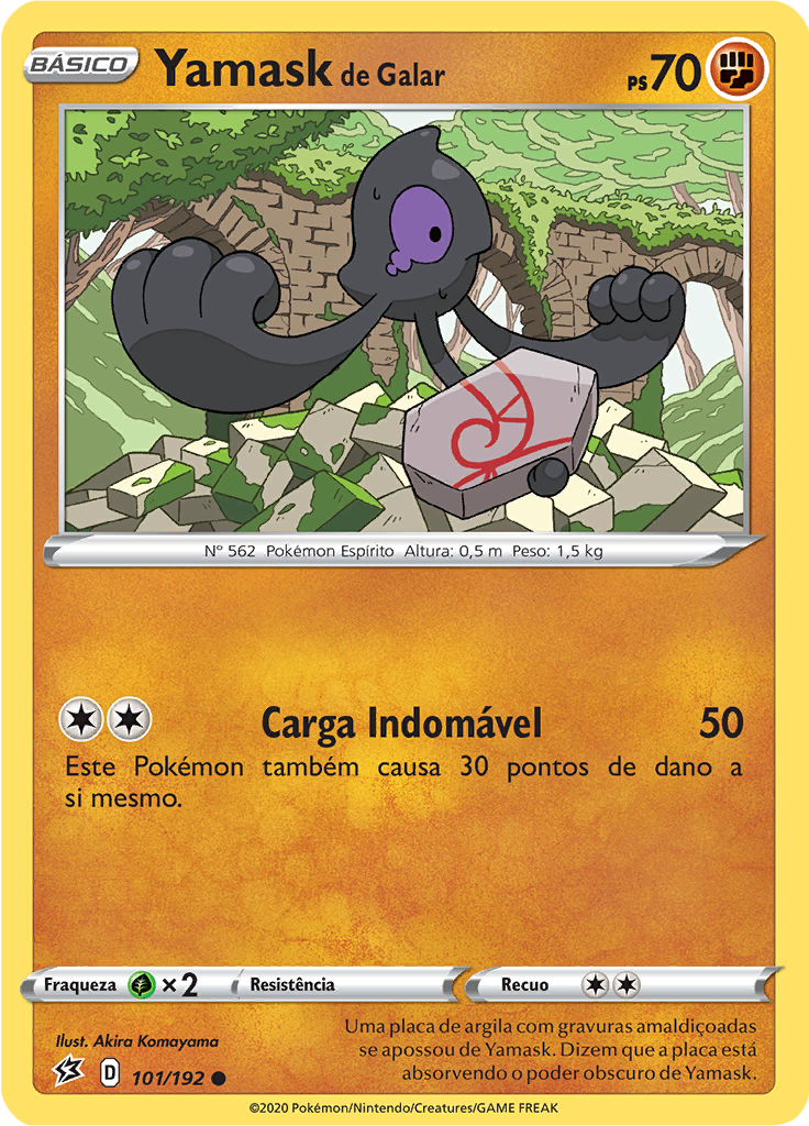 Yamask de Galar (Reverse Holo)