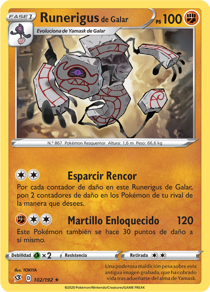 Runerigus de Galar (Reverse Holo)