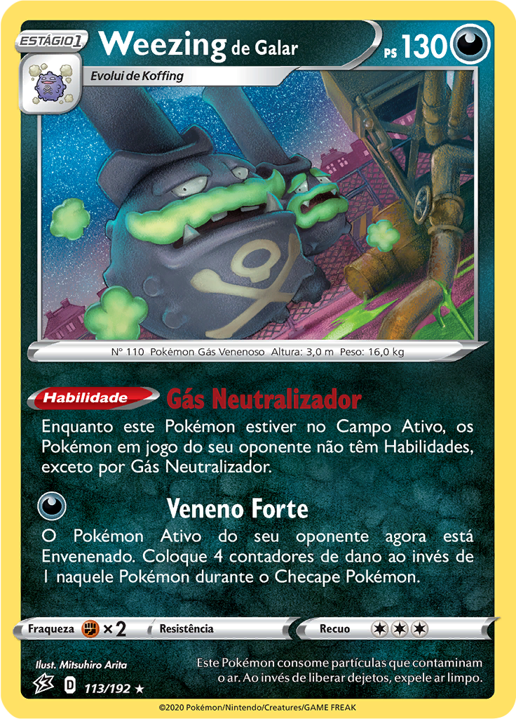 Weezing de Galar (Reverse Holo)