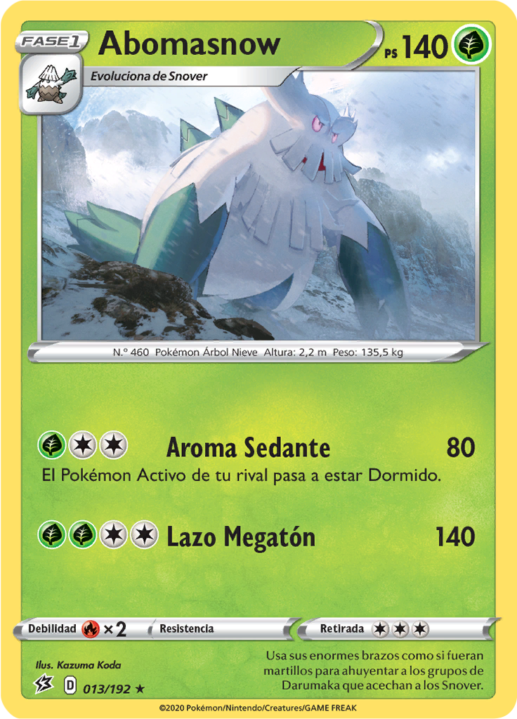 Abomasnow (Reverse Holo)