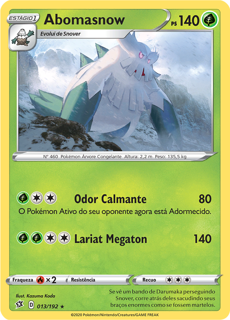 Abomasnow (Reverse Holo)