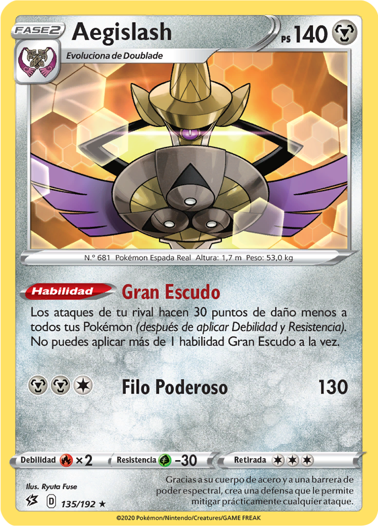 Aegislash (Reverse Holo)
