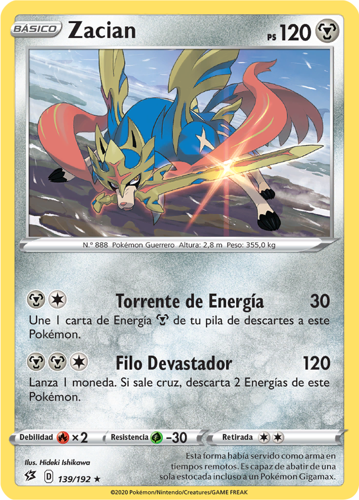 Zacian (Reverse Holo)