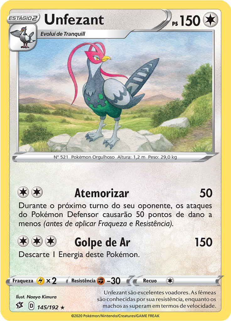 Unfezant (Reverse Holo)