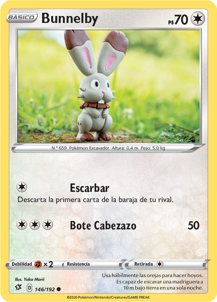 Bunnelby (Reverse Holo)