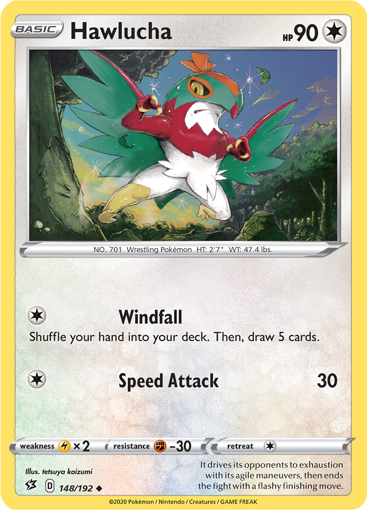 Hawlucha (Reverse Holo)