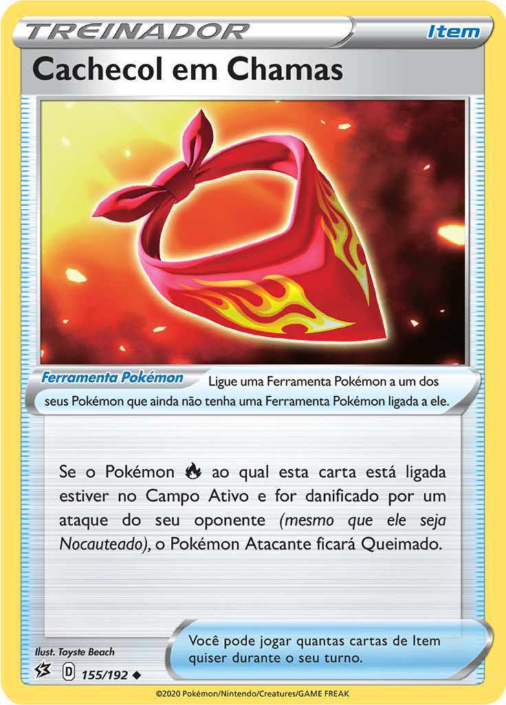 Cachecol em Chamas (Reverse Holo)