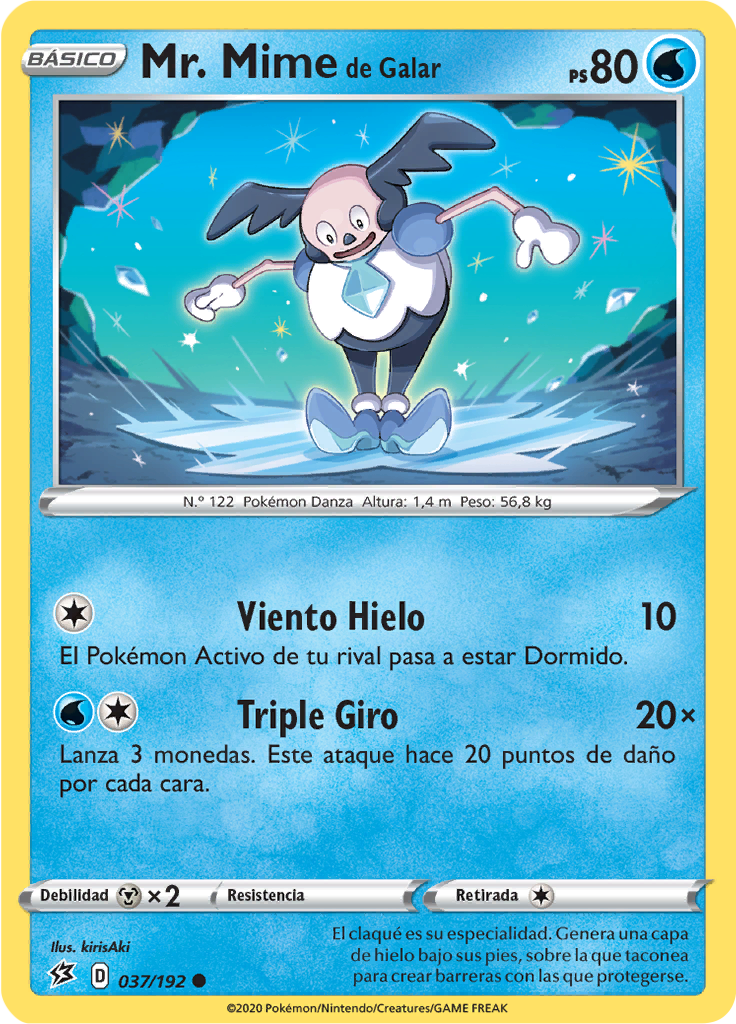 Mr. Mime de Galar (Reverse Holo)