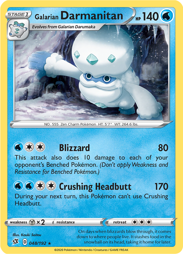 Galarian Darmanitan (Reverse Holo)