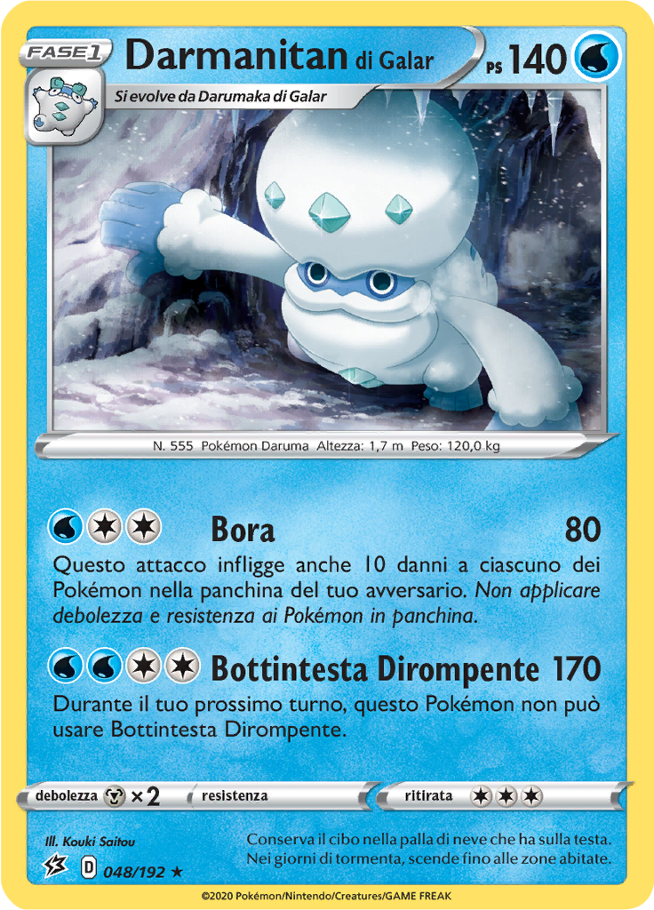 Darmanitan di Galar (Reverse Holo)
