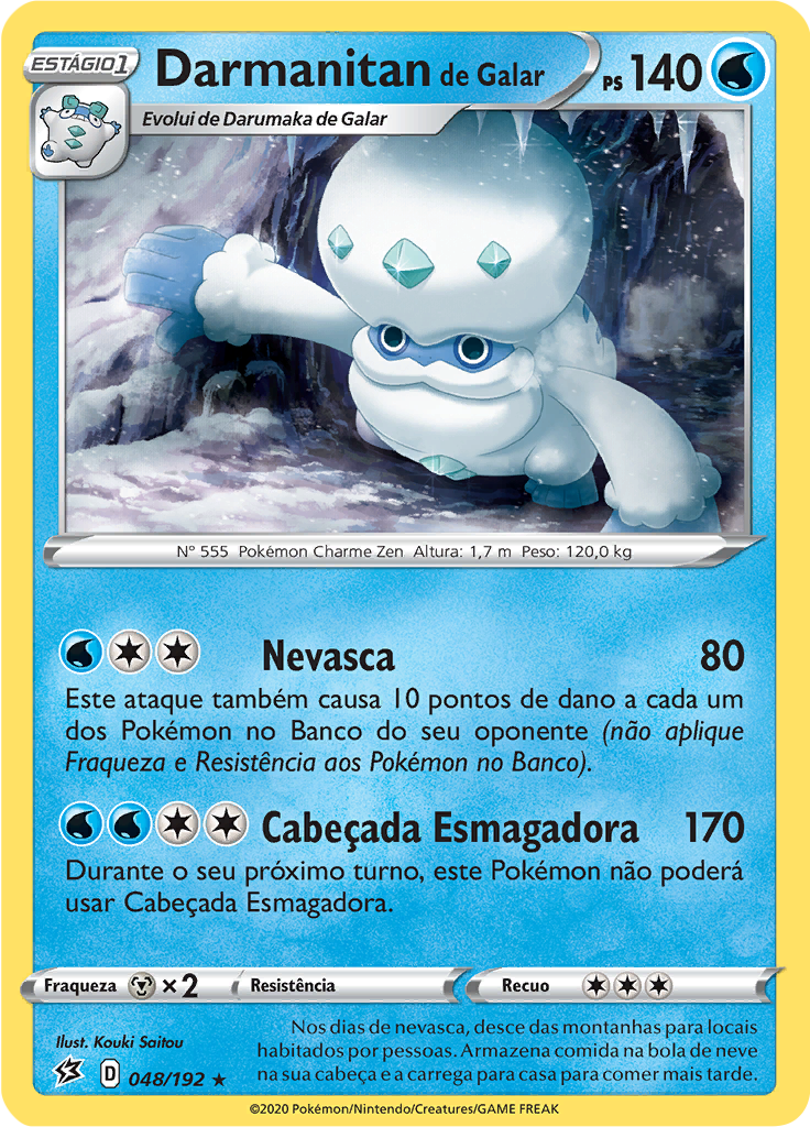 Darmanitan de Galar (Reverse Holo)