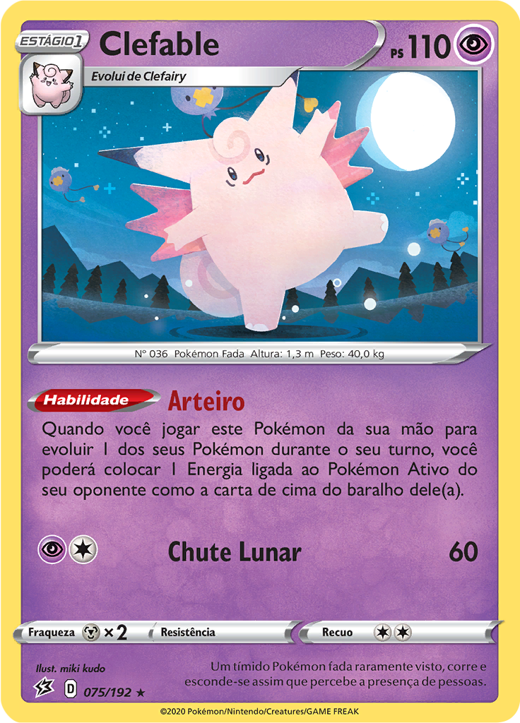Clefable (Reverse Holo)