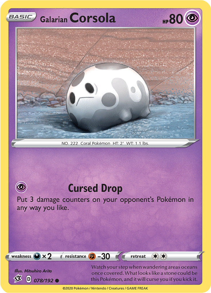 Galarian Corsola (Reverse Holo)