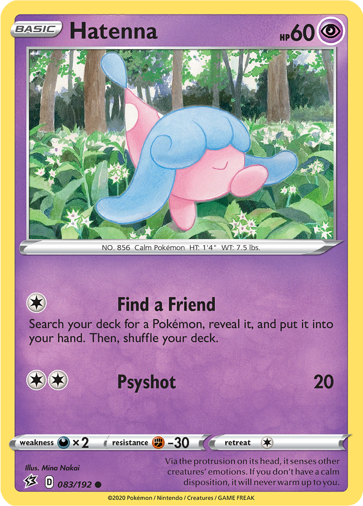 Hatenna (Reverse Holo)