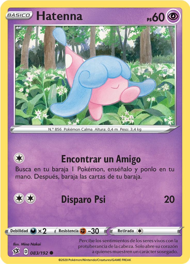 Hatenna (Reverse Holo)