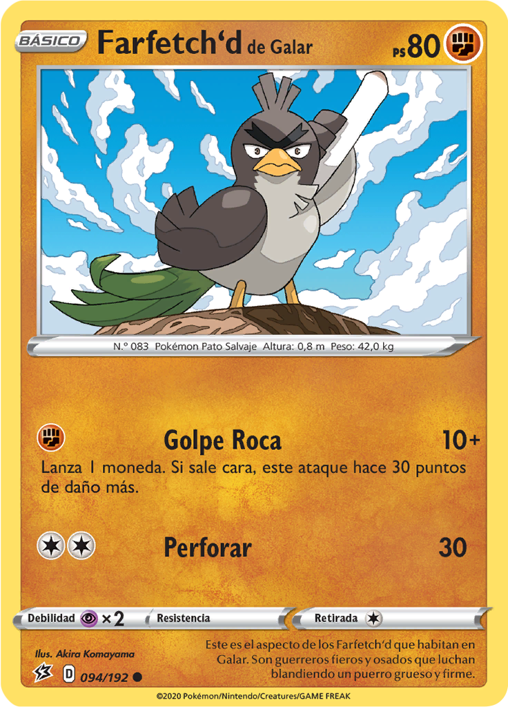 Farfetch'd de Galar