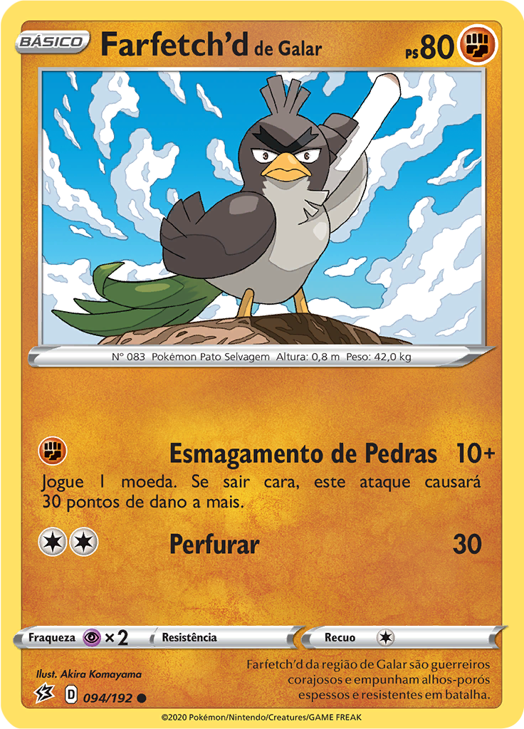 Farfetch'd de Galar (Reverse Holo)