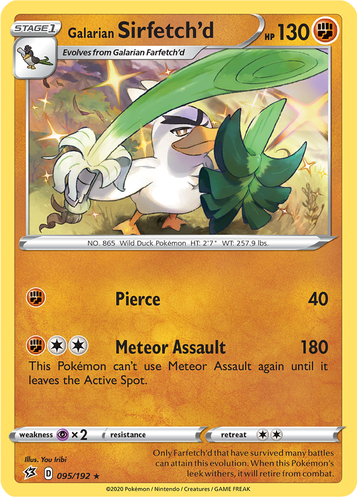 Galarian Sirfetch'd (Reverse Holo)