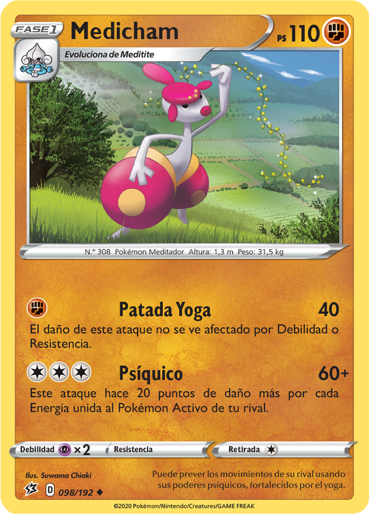 Medicham (Reverse Holo)