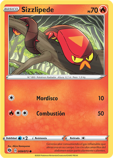 Sizzlipede (Reverse Holo)