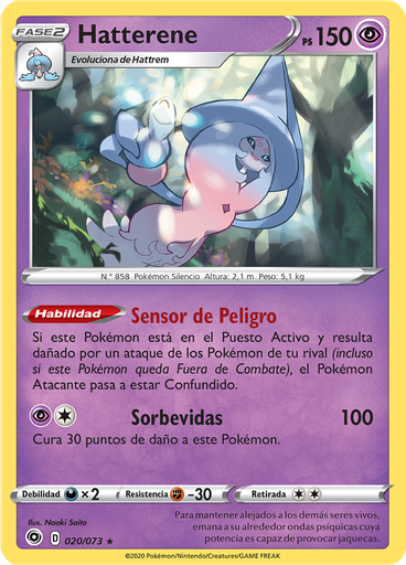 Hatterene (Reverse Holo)