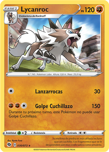 Lycanroc (Reverse Holo)