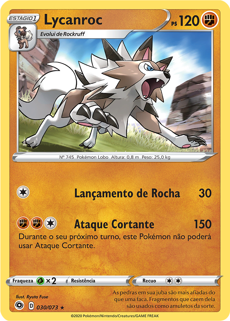 Lycanroc (Reverse Holo)