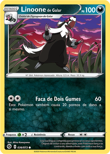 Linoone de Galar (Reverse Holo)