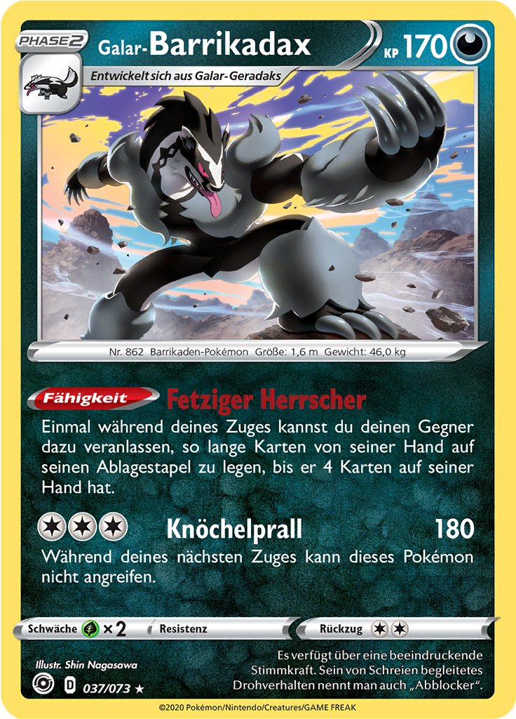Galar-Barrikadax (Reverse Holo)