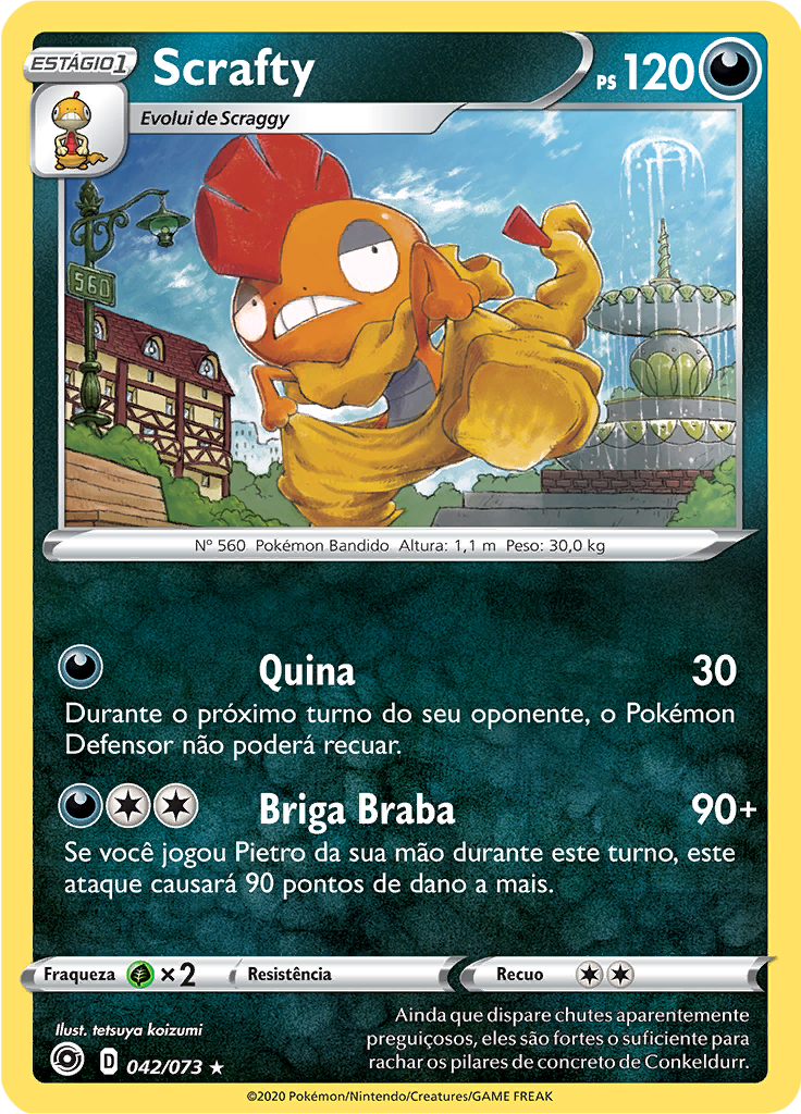 Scrafty (Reverse Holo)