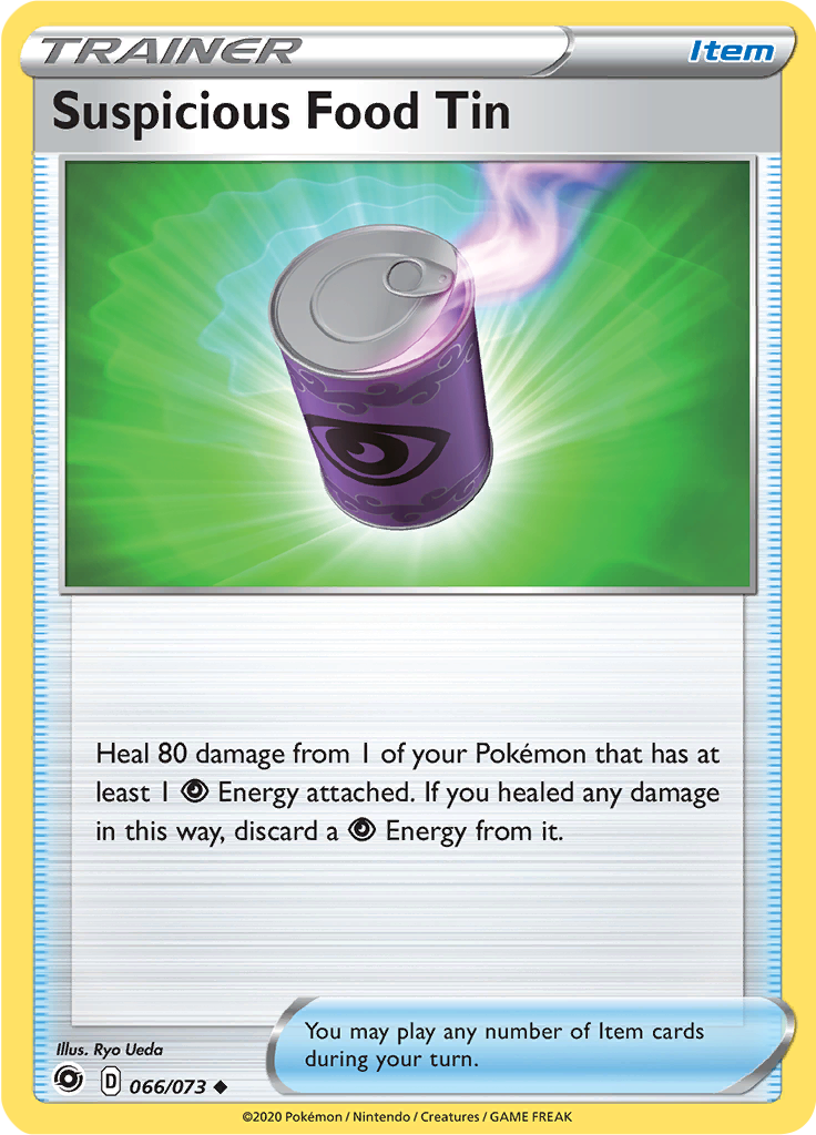 Suspicious Food Tin (Reverse Holo)
