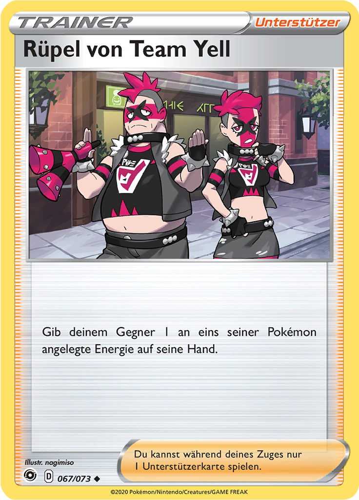 Rüpel von Team Yell (Reverse Holo)