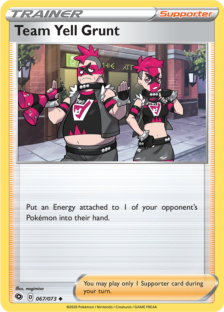 Team Yell Grunt (Reverse Holo)