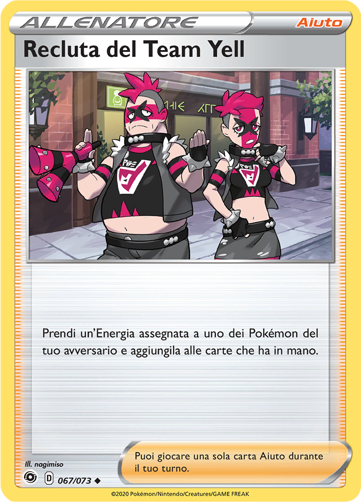 Recluta del Team Yell (Reverse Holo)