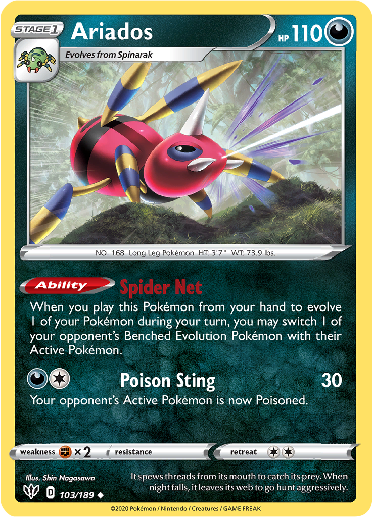 Ariados (Reverse Holo)